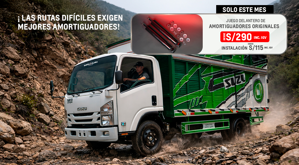 amortiguadores isuzu originales peru